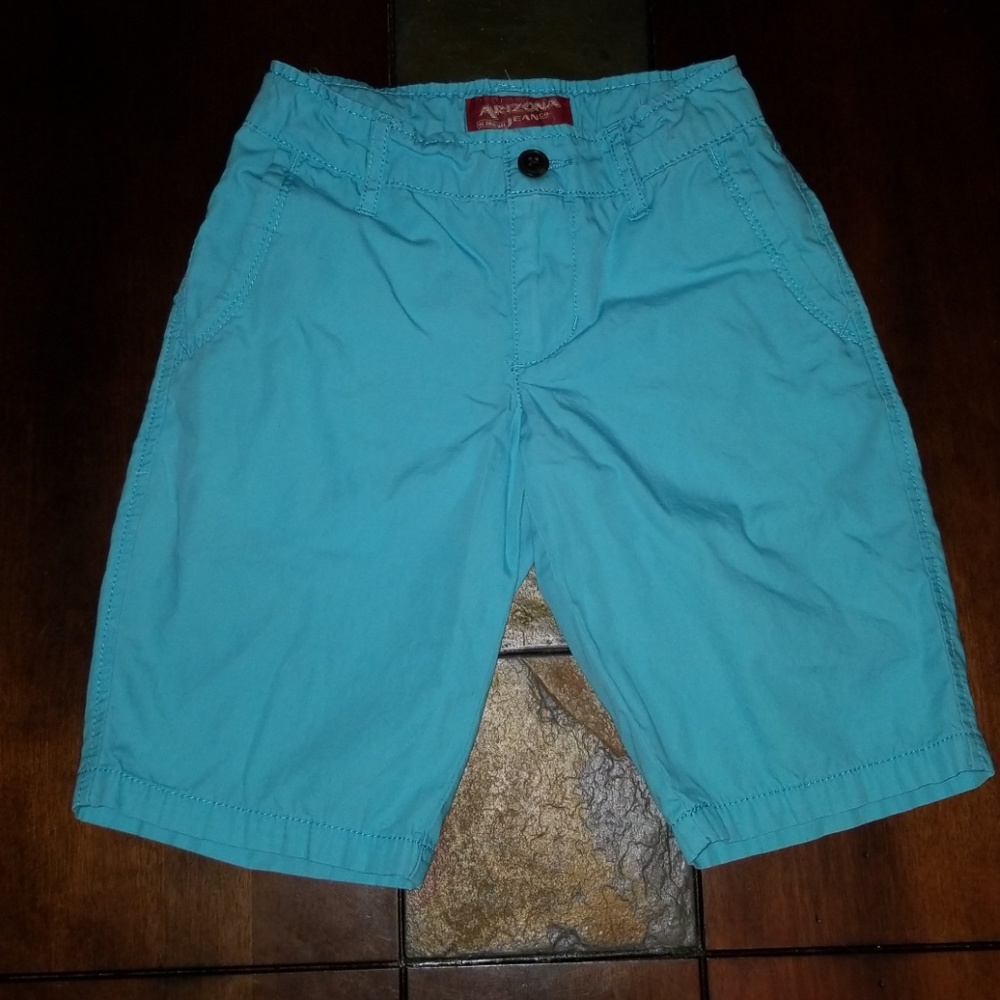 Boys size 8 Arizona turquoise shorts